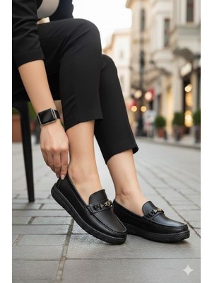 Pepita Z525 Hafif Esnek Yumuşak Hakiki Deri Loafer Kadın Ayakkabı