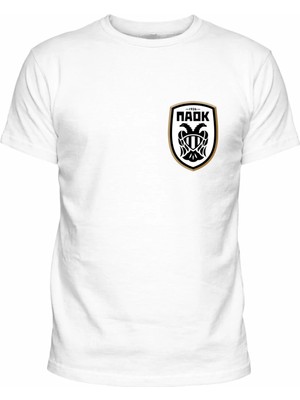 Efendioğlu Design Kısa Kollu Paok Küçük Baskılı Pamuklu Çocuk T-Shirt