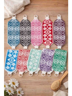 Anuk Grup 10 Adet Halkali Çeyizlik Lif -Yumusak Dokulu Söz Nişan Isteme Düğün Mevlüt Bohca Hediyelik