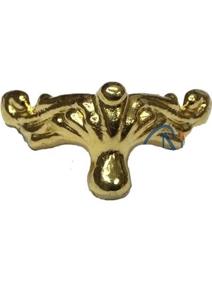 Hayat Store Köşe Etekli Sandık Ayağı, Kutu Ayak 1,5 cm - Sarı, 100 Adet