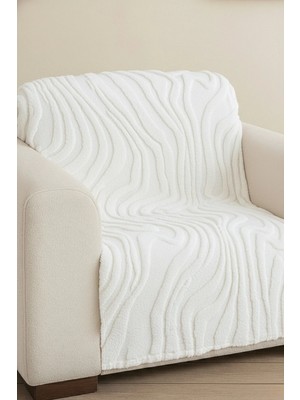 Noctiluca Zen Wellsoft Koltuk Örtüsü | Berjer-Tekli Koltuk | Yumuşak, Leke Tutmaz | 100X215 cm Şal