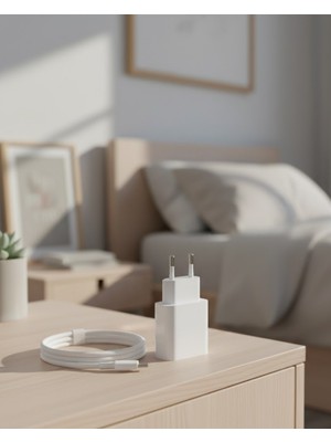 Hayat Store 35W Usb-C Hızlı Şarj Adaptörü Type-C To C Kablo Seti - Lisinya