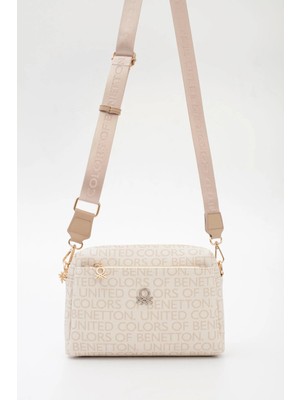 United Colors Of Benetton Kadın Çapraz Çanta Bej BNT1763