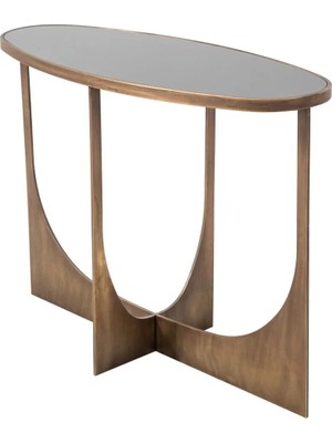 Muva Concept Bloom Metal Camlı Modern Tasarım Gold Eskitme Dresuar