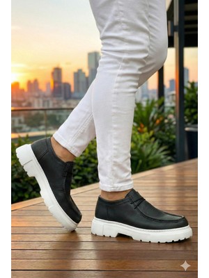 Belirtilmemiş Makosen Bağcıklı Hafif Ortopedik Üstün Kalite Günlük Deri Klasik Ayakkabı