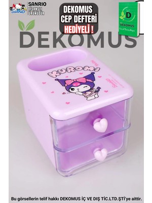 Kuromi "dekomus Cep Defteri Hediyeli" Yeni Sezon Lisanslı Kuromı Masa Kalemliği