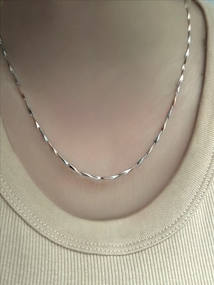 QA Quella Accessories Xuping Ince Çift Renk Geçişli Zincir Kolye 45 cm