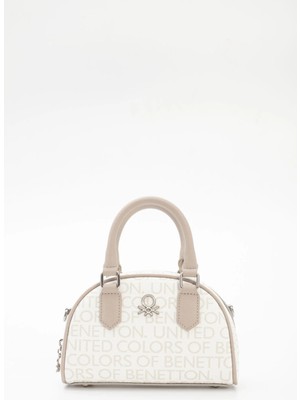 United Colors Of Benetton Kadın Kol Çantası Beyaz-Taş BNT1787