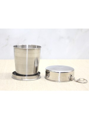 HypAirs Katlanabilir Tekli Paslanmaz Çelik Shot Bardak - Model 1