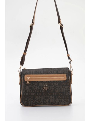 United Colors Of Benetton Kadın Çapraz Çanta Kahve-A.camel BNT1786