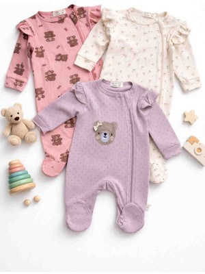 UmBaby Yenidoğan Bebek 3lü Kombin Tulum & Uyku Tulumu