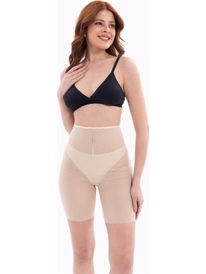 Hayat Store Arias Closet Ten Mı Emay 2705 Lazer Tül Toparlayıcı Paçalı Boxer Hayalet Korse