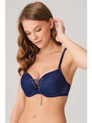 Hayat Store Arias Closet Balenli Destekli Dolgulu Askıları Çıkabilen Yaka Detaylı T-Shirt Sütyeni