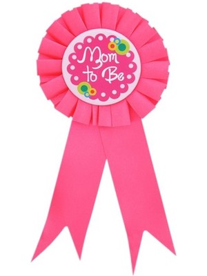 Emh Store Mom To Be Yazılı Rozet Pembe Renk