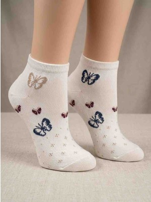 Özsa 12 Li Bayan Pamuk Penye Patik Çorap