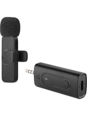 Emh Store Kablosuz Mikrofon 3.5 mm Siyah HDX2787