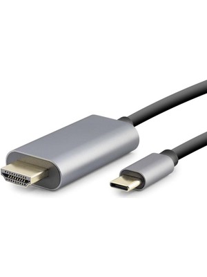 Emh Store Type-C To Hdmı Kablo Hdtv 4K 60Hz Pvc 1.8m Gri HDX7837