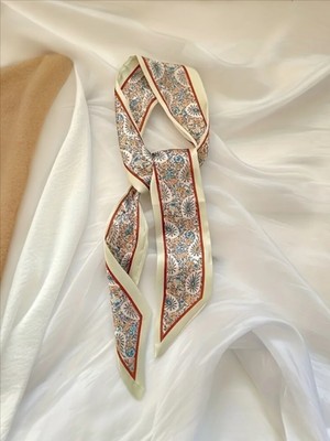 QA Quella Accessories Renkli Etnik Motif Desenli Bandana-Fular-Çanta-Saç Aksesuarı