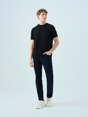 Loft Ricardo Regular Fit Erkek Kanvas Pantolon LF2039483 Dark Navy