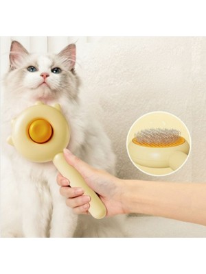 Pati Desenli Kendini Temizleyen Kedi Köpek Tarağı