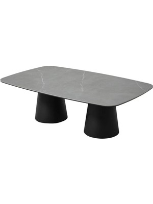 Muva Concept Kaelon Modern Siyah Seramik Orta Sehpa