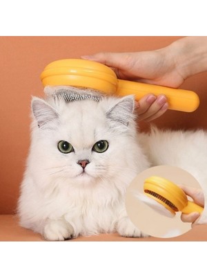 Düz Desenli Hayvan Fırçası Kendini Temizleyen Basmalı