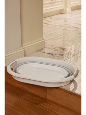 Özgürce Pratik 25 Litre Katlanabilir Çamaşır Sepeti, Hafif ve Taşınabilir Tasarım
