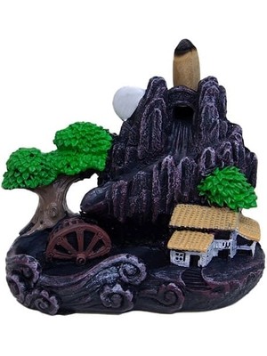 Epilons Seramik  Şelale Aromaterapi Geri Akışlı Tütsülük