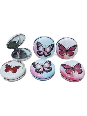 Zenvia Cep Aynası Yuvarlak Tombul Kelebek