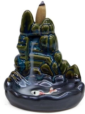 Epilons Seramik  Şelale Aromaterapi Geri Akışlı Tütsülük