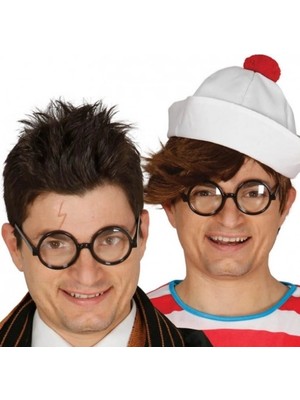 Hayat Store Siyah Çerçeveli Numarasız Camlı Öğrenci Şaka Gözlüğü 1 Adet