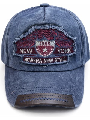 Vintage Kot Eskitme Şapka %100 Cotton Kumaş