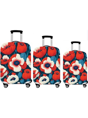 Smart Travel 3lü Set Büyük Orta Kabin Boy Valiz Bavul Koruyucu Kılıfı