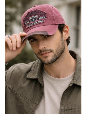 Vintage Kot Eskitme Şapka %100 Cotton Kumaş