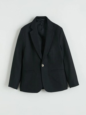 LC Waikiki Keten Görünümlü Erkek Çocuk Blazer Ceket  (S6)
