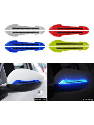 Greathings Araba Ayna Çarpma Koruyucu Renkli Reflektif Şerit