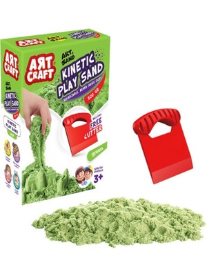 isiltikidsmoda 03687 Nessiworld Aksesuarlı Yeşil Kinetik Oyun Kumu 500 gr