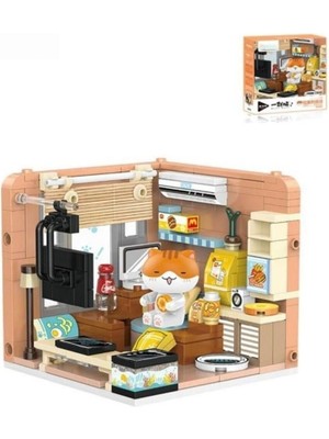 isiltikidsmoda P885005 Kedi Evi 263 Parça Block Oyuncak