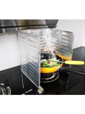 Greathings Ocak Kenarı Yağ Koruyucu Alüminyum Levha 32,5*84 cm