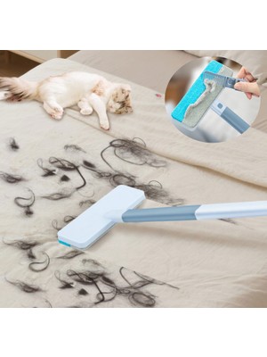 Greathings Çift Yönlü Evcil Hayvan Tüy Toplayıcı ve Yüzey Temizleme Fırçası