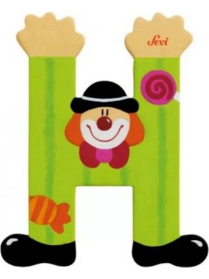 isiltikidsmoda Palyanço Ahşap Harf H