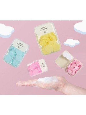 Greathings 100 Yaprak Eriyen Mini Parfümlü Kağıt Sabun