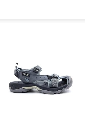 Humtto 740093B-2 Gri Kadın Sandalet