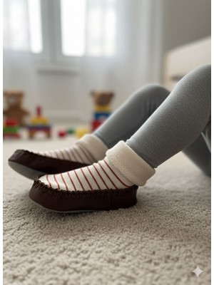 Stoks  Çocuk Makosen Çorap Patik Panduf-Kaydırmaz Ev&anaokulu Ayakkabısı