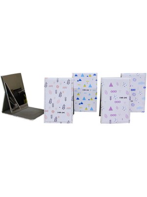 HERŞEYBURDAMODA Cep Aynası Dikdörtgen Kar