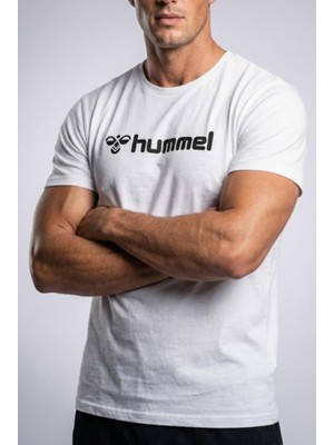 Hummel Meselan 912448-9001 Beyaz Erkek T-Shirt