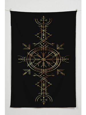 Charmbi Gamer Duvar Örtüsü -  Çok Renkli Anime Temalı Kumaş Oda Dekoru Tapestry