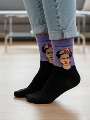 Aksu Çorap Frida Kahlo Art Soket Çorap