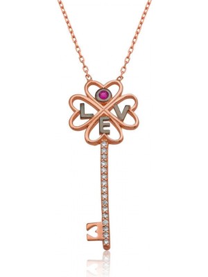 Marsilyan 925 Ayar Gümüş Anahtar Kadın Gümüş Kolye PT2610864 (72)