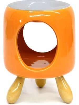 Epilons Buhurdanlık Seramik Ahşap Ayaklı